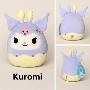 Squishmallows Sanrio Kuromi 8” Plush Hello Kitty & Friends NWT Tags